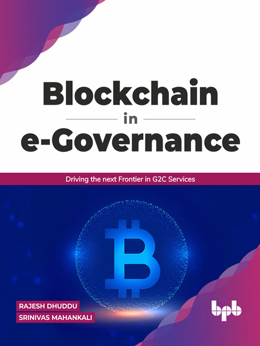 Title details for Blockchain in e-Governance by Rajesh Dhuddu - Available